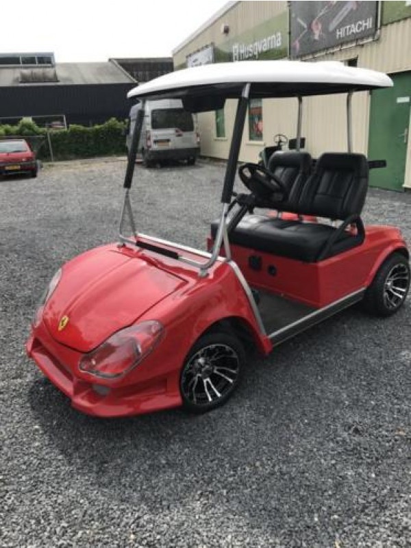 Ferrari replica Limited Edition golfkar transporter 48 volt